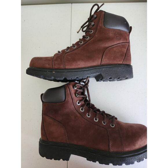 Wolverine Manawa Mens leather work boots sz 10M oil resistant construction - Picture 2 of 7